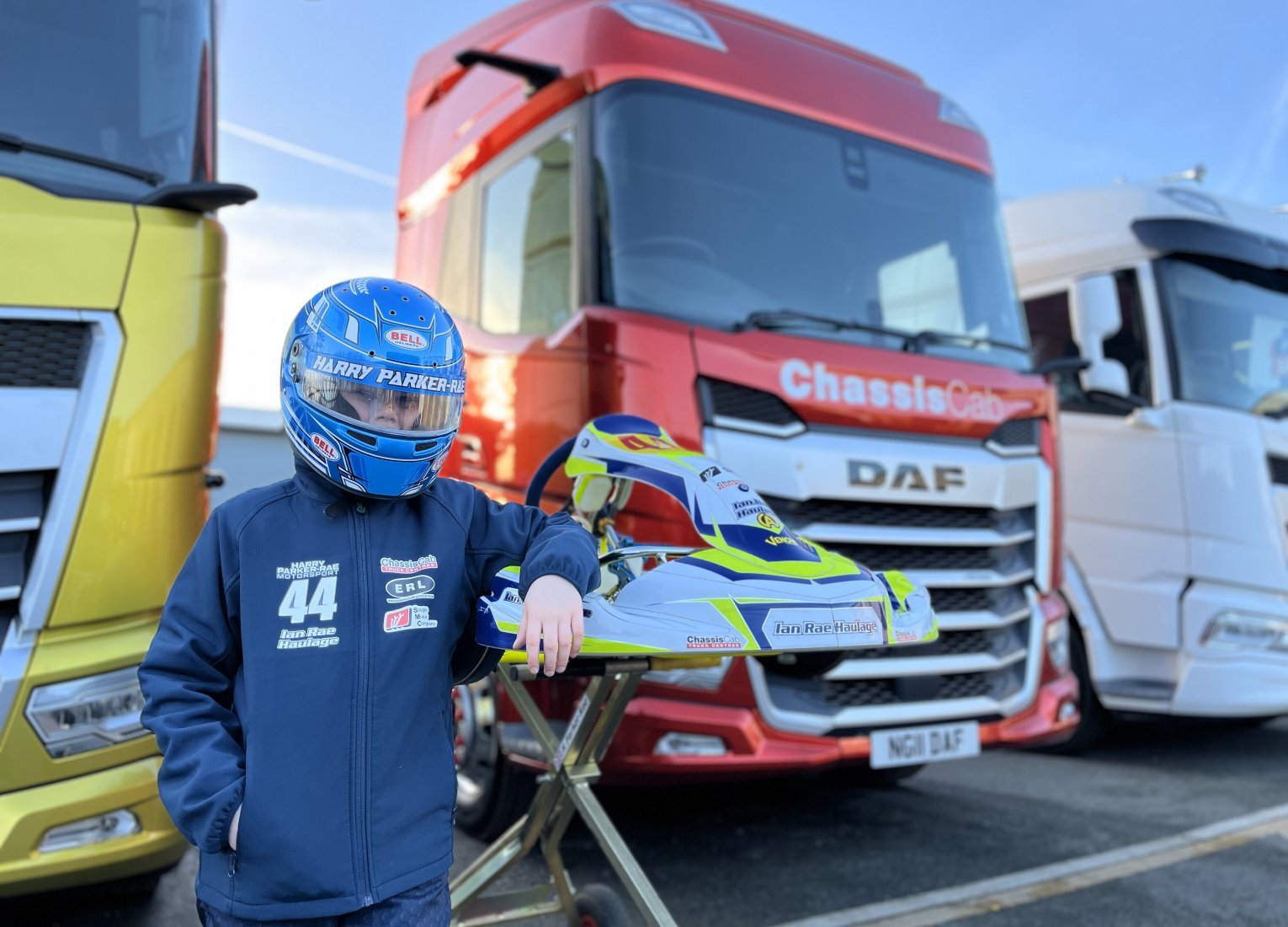 Peter Rae Carting Chassis Cab Sponsors Young Go-Karting Talent: Harry Parker-Rae's Journey